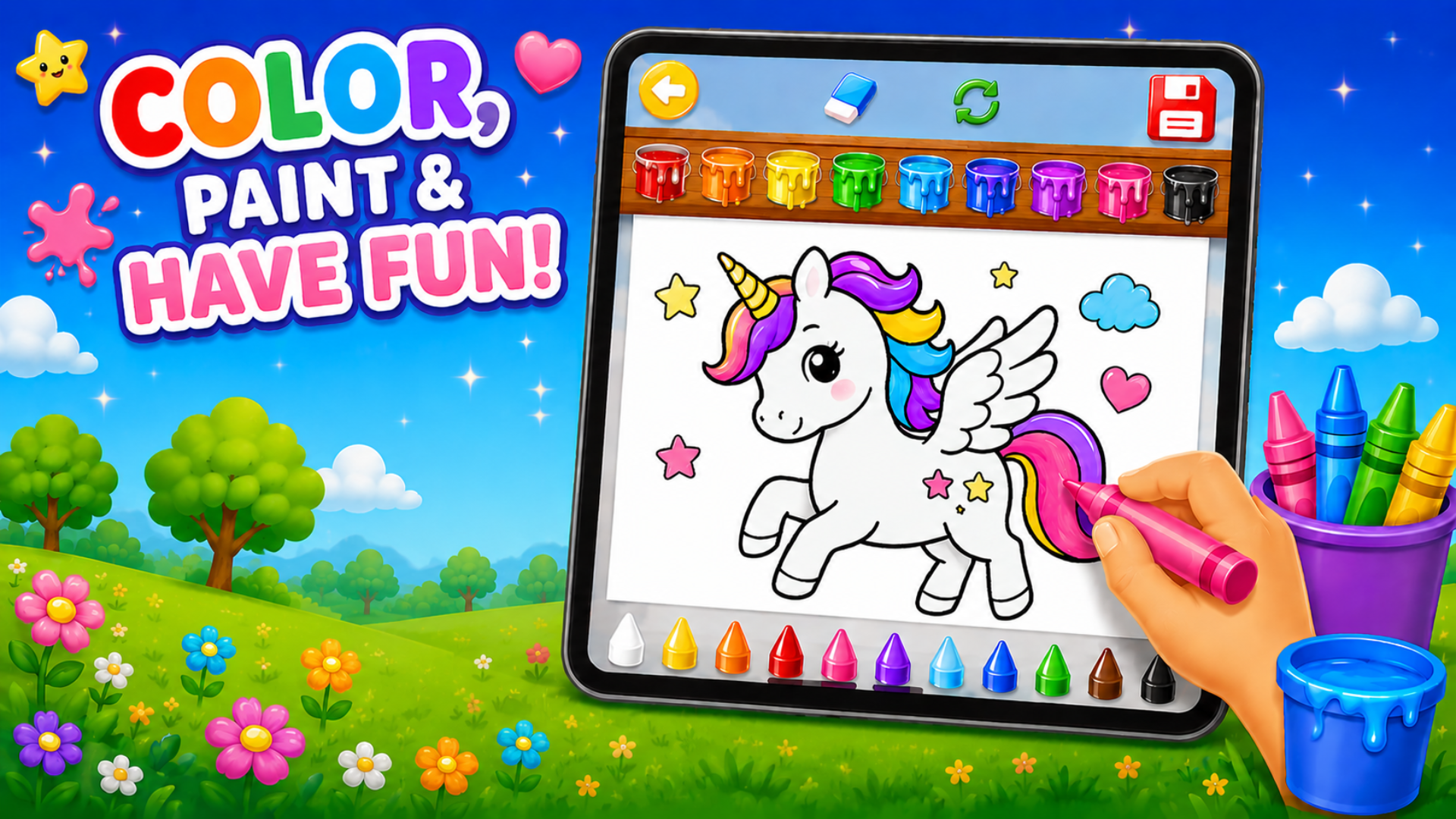 Coloring Fun game screen