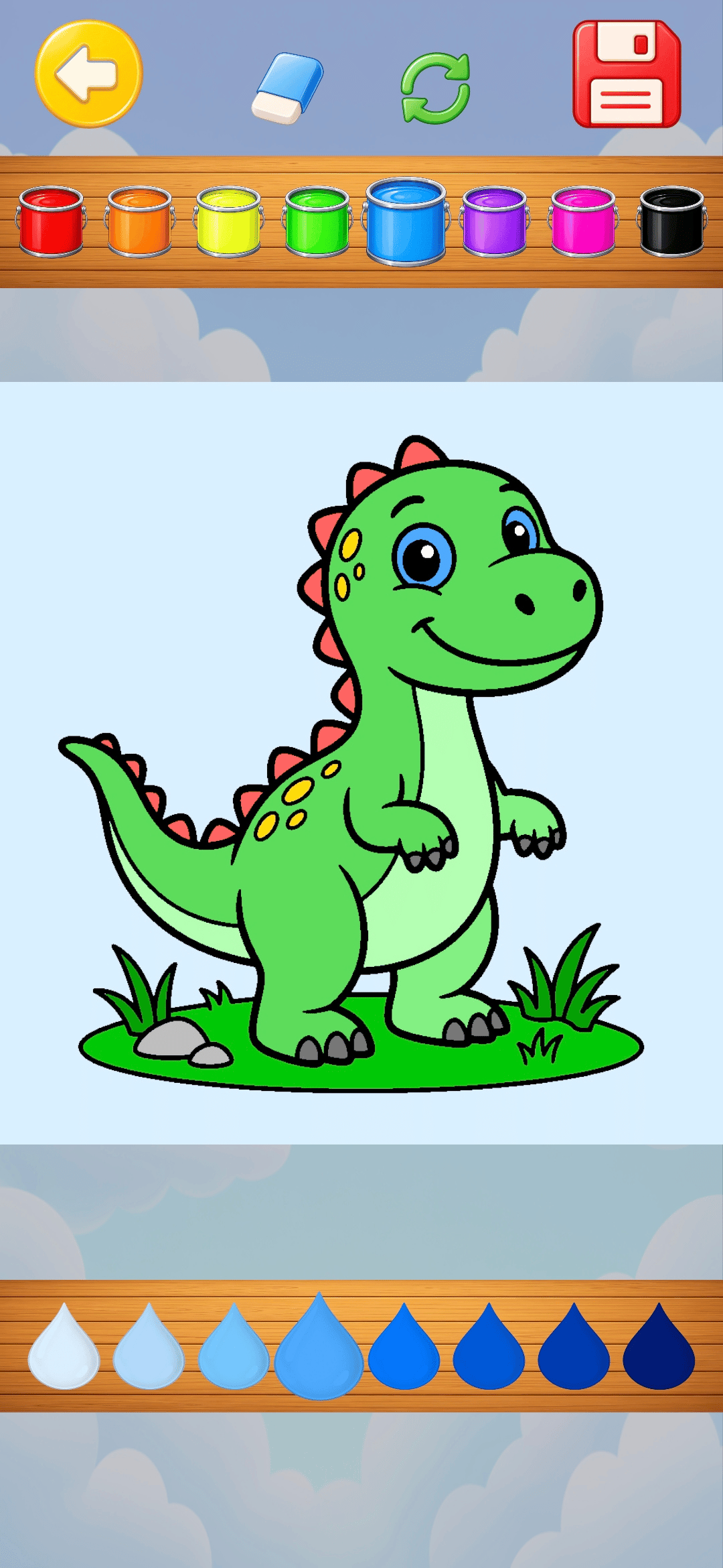 Finished Coloring Fun picture